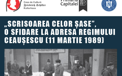 CONFERINȚĂ „SCRISOAREA CELOR ȘASE”, O SFIDARE L A ADRESA REGIMULUI CEAUȘESCU (11 MARTIE 1989)