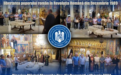 Omagiu Eroilor Martiri care s-au jertfit pentru demnitatea și libertatea poporului român în Revoluția Română din Decembrie 1989