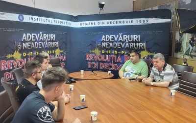 Studenți ai Facultății de Istorie au participat la o primă întâlnire cu cercetătorii din cadrul Direcției Cercetare a IRRD1989