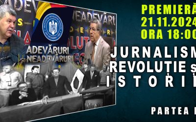 PROMO: JURNALISM, REVOLUȚIE ȘI ISTORIE / PARTEA I / 21 NOIEMBRIE 2024 / ORA 18:00