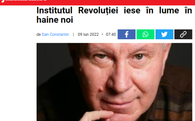Jurnalul.ro / Institutul Revoluției iese în lume în haine noi