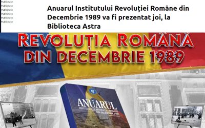 Turnul Sfatului / Anuarul Institutului Revoluției Române din Decembrie 1989 va fi prezentat joi, la Biblioteca Astra