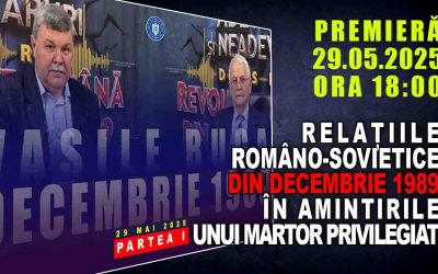 PROMO: RELAȚIILE ROMÂNO-SOVIETICE DIN DECEMBRIE 1989, ÎN AMINTIRILE UNUI MARTOR PRIVILEGIAT