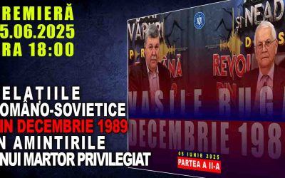 PROMO: RELAȚIILE ROMÂNO SOVIETICE DIN DECEMBRIE 1989, ÎN AMINTIRILE UNUI MARTOR PRIVILEGIAT / PARTEA A II-A