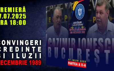 PROMO: CONVINGERI, CREDINȚE ȘI ILUZII. DECEMBRIE 1989 / PARTEA A II-A