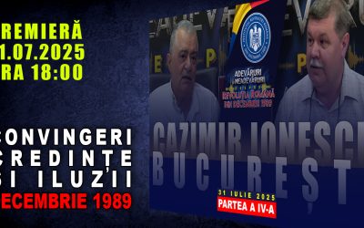 PROMO: CONVINGERI, CREDINȚE ȘI ILUZII. DECEMBRIE 1989 / PARTEA A IV-A