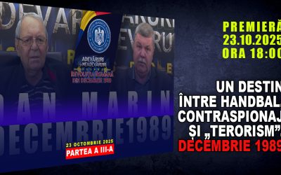 PROMO UN DESTIN ÎNTRE HANDBAL, CONTRASPIONAJ ȘI „TERORISM”  DECEMBRIE 1989  / PARTEA A III-A