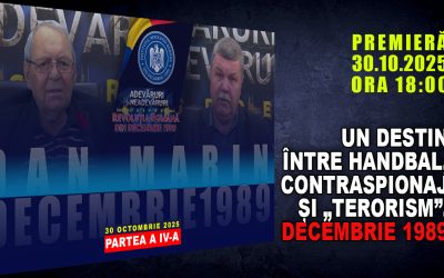 PROMO: UN DESTIN ÎNTRE HANDBAL, CONTRASPIONAJ ȘI „TERORISM”. DECEMBRIE 1989 / PARTEA A IV-A