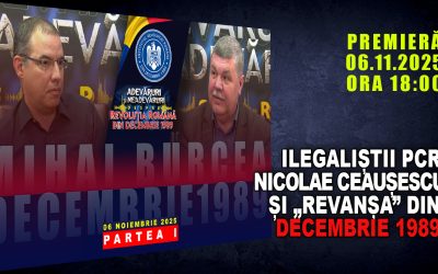 PROMO: ILEGALIȘTII PCR, NICOLAE CEAUȘESCU ȘI „REVANȘA” DIN DECEMBRIE 1989 / PARTEA I