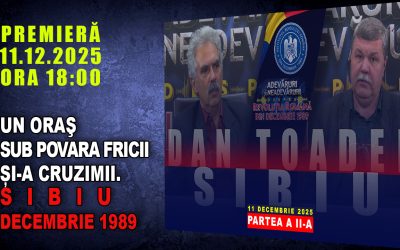 PROMO: UN ORAŞ SUB POVARA FRICII ŞI A CRUZIMII.  SIBIU – DECEMBRIE 1989 / PARTEA A II-A