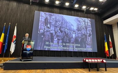 Ședința Comemorativă dedicată împlinirii a 36 de ani de la Revoluția Română din Decembrie 1989 la Consiliul Județean Timiș