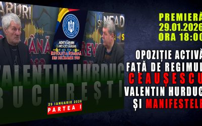 PROMO: OPOZIȚIE ACTIVĂ FAȚĂ DE REGIMUL CEAUȘESCU: VALENTIN HURDUC ȘI MANIFESTELE / PARTEA I