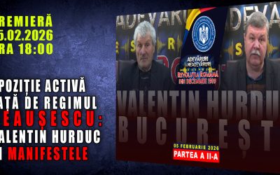 PROMO: OPOZIȚIE ACTIVĂ FAȚĂ DE REGIMUL CEAUȘESCU: VALENTIN HURDUC ȘI MANIFESTELE / PARTEA A II-A