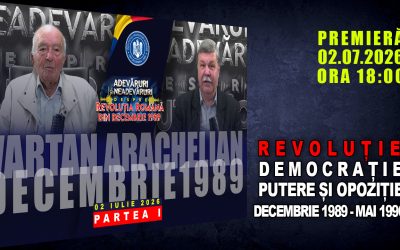 PROMO: REVOLUȚIE, DEMOCRAȚIE, PUTERE ȘI OPOZIȚIE.  DECEMBRIE 1989 – MAI 1990