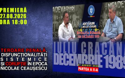 PROMO: TEROARE PENALĂ, DISFUNCȚIONALITĂȚI SISTEMICE ȘI CORUPȚIE ÎN EPOCA NICOLAE CEAUȘESCU /P A II-A