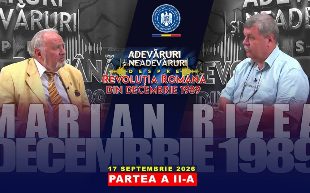 ÎN SERVICIUL ROMÂNIEI ȘI SUB POVARA ISTORIEI / PARTEA A II-A