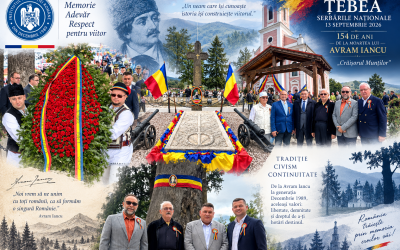 Protejat: Delegația Institutul Revoluției Române din Decembrie 1989, prezentă la Serbările Naționale de la Țebea. Omagiu adus lui Avram Iancu și întâlniri cu revoluționarii din Deva
