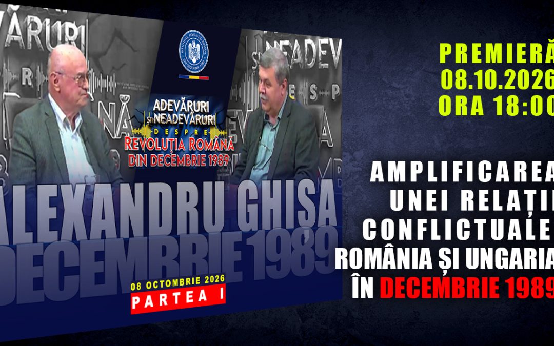PROMO: AMPLIFICAREA UNEI RELAȚII CONFLICTUALE ROMÂNIA ȘI UNGARIA ÎN DECEMBRIE 1989 / PARTEA  I