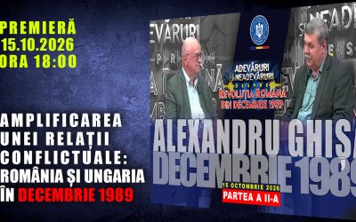 PROMO: AMPLIFICAREA UNEI RELAȚII CONFLICTUALE: ROMÂNIA ȘI UNGARIA ÎN DECEMBRIE 1989 / PARTEA  A II-A